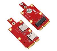 HLT M.2 (NGFF) Adattatore da chiave B a mini PCI-E con slot per scheda SIM Dual NANO per modulo 3G/4G/5G