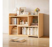 Hltdzer Rack di Conservazione e Mostra Aperto in Legno Verticale Estensibile A Piedi Ripiani A Pioli Multipli Libreria Angolare in Legno da Pavimento per Camera da Letto(C,60CM/23.6IN)