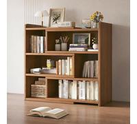 Hltdzer Rack di Conservazione e Mostra Aperto in Legno Verticale Estensibile A Piedi Ripiani A Pioli Multipli Libreria Angolare in Legno da Pavimento per Camera da Letto(A,80CM/31.5IN)