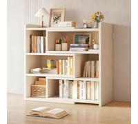 Hltdzer Rack di Conservazione e Mostra Aperto in Legno Verticale Estensibile A Piedi Ripiani A Pioli Multipli Libreria Angolare in Legno da Pavimento per Camera da Letto(B,80CM/31.5IN)