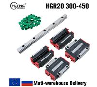 HLTNC 20mm 300mm 350mm 400mm 450mm HIWIN guide lineari intercambiabili HGR20 blocchi cuscinetti HGH20CA HGW20CC per Router CNC asse Z HGH20CA