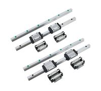 HLTNC HGR20 HGR15 Binario di guida lineare quadrato 4 pezzi HGH20CA HGW20CC HG15 Carrello con blocco cursore flang in acciaio per incisore router CNC 2HGR15 4HGH15CA