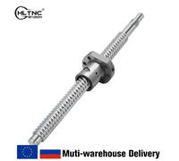 HLTNC SFU1605 SFU1610 Vite a ricircolo di sfere rullata C7 da 16 mm con estremità a dado singolo lavorata 200 300 500 700 800 1000 mm per router per incisore CNC