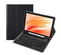 HLTOOP Custodia tastiera per tablet Amazon Fire HD 10 e 10 Plus (13/11a generazione, 2023/2021) - QWERTZ tedesco, tastiera magnetica rimovibile con portapenne, nero