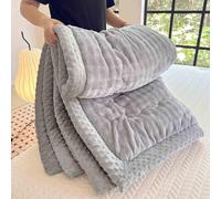 HLTQL Coperta Calda Imbottita Invernale Letto Matrimoniale Blanket For Winter Thick Trapunte Matrimoniali/Singolo Mezza Stagione(4,180x220cm-3kg)
