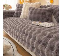 HLTQL Copri Divano 3/4/2/1 Posti con Braccioli e Cuscini Copridivani Angolari con Penisola Anti Slip Sofa Cover Cuscini per Divano Super Morbidi Spessi(AA,70x70cm)