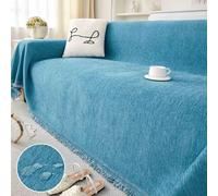 HLTQL Copridivano 3 4 2 1 Posti Impermeabile AntiGraffio Gatto、Telo per Divano Angolare、Coperta per Divano Angolare、Gran Foulard per Divano con Penisola(#8,180x340cm)
