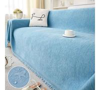 HLTQL Copridivano 3 4 2 1 Posti Impermeabile AntiGraffio Gatto、Telo per Divano Angolare、Coperta per Divano Angolare、Gran Foulard per Divano con Penisola(#7,180x300cm)