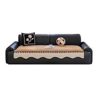 HLTQL Copridivano Angolare con Penisola Elastico Sofa Cover I Shape 1 Posto 2 Posti 3 Posti 4 Posti 5 Posti Anti Slip Sofa Cover Universal Sofa Cover Fodera per Divano(*4,70 * 90cm)