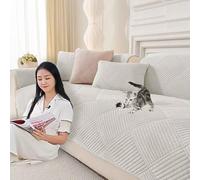 HLTQL Copridivano Angolare con Penisola Elastico Sofa Cover I Shape 1 Posto 2 Posti 3 Posti 4 Posti 5 Posti Anti Slip Sofa Cover Universal Sofa Cover Fodera per Divano(A,90 * 240cm)