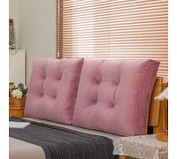 HLTQL Cuscino Schienale Letto Singolo Schienale Letto Imbottito Cuscino da Lettura per Letto E Divano Cuscino Testata Letto Matrimoniale Sfoderabile(a10,90cm1pcs)
