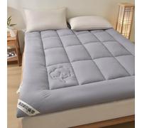 HLTQL Futon Pieghevole Una Piazza E Mezza Topper Materasso Matrimoniale Materasso da Pavimento Arrotolabile (Facile da Riporre)(3,180x200cm*5kg)