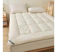 HLTQL Futon Pieghevole Una Piazza E Mezza Topper Materasso Matrimoniale Materasso da Pavimento Arrotolabile (Facile da Riporre)(1,180x200cm*4kg)