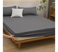 HLTQL Lenzuolo con Angoli Matrimoniale Cotone Fantasia 180x200 Lenzuolo sotto con Angoli Matrimoniale Jersey di Cotone Elasticizzato(Color:#8,Size:Pillowcase X2)