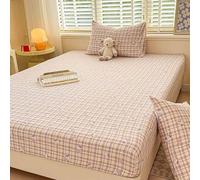 HLTQL Lenzuolo con Angoli Stampa Fiore Lenzuolo Coprimaterasso Morbido Lenzuola sotto Microfibra per Singolo Matrimoniale E Una Piazza E Mezza(#3,200x220cm)