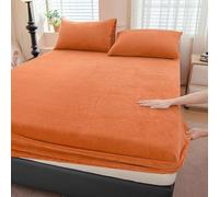 HLTQL Lenzuolo con Angoli Una Piazza E Mezza Lenzuola Angoli Matrimoniale Morbido Coprimaterasso per Il Massimo Comfort E Stile (#4,153x203cm)