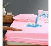 HLTQL Lenzuolo sotto con Angoli Matrimoniale Jersey di Cotone Elasticizzato Lenzuolo con Angoli Una Piazza E Mezza Coprimaterasso Matrimoniale(#3,200x220cm)