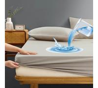 HLTQL Lenzuolo sotto con Angoli Matrimoniale Jersey di Cotone Elasticizzato Lenzuolo con Angoli Una Piazza E Mezza Coprimaterasso Matrimoniale(#9,200x200cm)