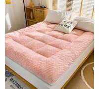 HLTQL Materasso da Pavimento Arrotolabile Futon Matrimoniale Cotone Topper Materasso Morbido E Confortevole, per Un Sonno Ristoratore(s1,120x200x10cm)