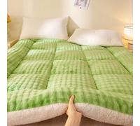 HLTQL Materasso da Pavimento Arrotolabile Futon Matrimoniale Cotone Topper Materasso Morbido E Confortevole, per Un Sonno Ristoratore(c4,100x200x6cm)