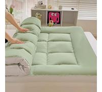 HLTQL Materasso da Pavimento Arrotolabile Futon Matrimoniale Cotone Topper Materasso Morbido E Confortevole, per Un Sonno Ristoratore(5,150x200cm)