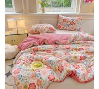 HLTQL Piumone Invernale Matrimoniale 4 Stagioni Trapunta Invernale in Peluche Piumoni Singoli/Matrimoniali Trapunte Invernali Piazza E Mezza(4,200x230cm*3kg)