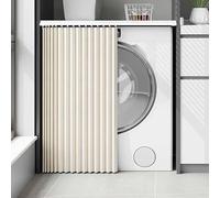 HLTQL Tendina sottolavello Bagno,Tenda da Cucina Corta,Tenda Corta per Finestra,per Armadio da Cucina,Armadio,Bagno,Mobile Lavatrice,scaffale(A,W90/H100)