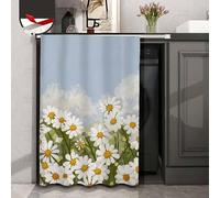 HLTQL Tendina sottolavello Bagno,Tenda da Cucina Corta,Tenda Corta per Finestra,per Armadio da Cucina,Armadio,Bagno,Mobile Lavatrice,scaffale(C,Width80*Height120)