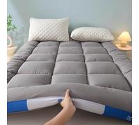 HLTQL Topper Materasso Matrimoniale Materasso da Pavimento Matrimoniale Strato Extra di Comfort per Il Tuo Materasso(3,200x220x10cm)