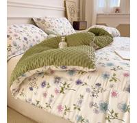 HLTQL Trapunta Invernale in Peluche Piumoni Singoli/Matrimoniali Piumone Invernale Matrimoniale 4 Stagioni Trapunte Invernali Piazza E Mezza(1,150x200cm*1.5kg)