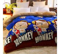 HLTQL Trapunta Invernale in Soffice Cashmere Trapunte Invernali Pesanti in Lana d'Agnello Coperta Calda Imbottita Invernale Letto Matrimoniale(a2,150x200cm*2.5kg)