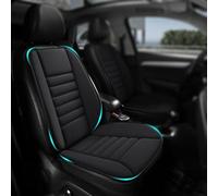 HLTTXS Cuscino per Auto Seduta Guidatore per Ford Mustang/Mustang GT/Mustang Mach 1 3-Doors, Supporto per Auto Sedile Ergonomico Cuscino Schienale in Memory Foam,A/Black
