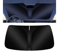 HLTTXS Parasole Auto per VW Golf 7 MK7 VII 7.5 R-Line, Ombrello Parasole Pieghevole per Parabrezza Interni Macchina, Schermo Anti-UV per Automobile,A/Black