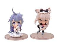 HLUONGTN Anime Comic Games Artigianato Personaggi Uss Hammann Es Unicor Costume da Cameriera Modelli in Miniatura/2Pcs
