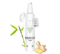 HLV - Maschera per capelli per volume, lucentezza e pienezza, vegana, con pantenolo, vitamine e ginkgo, cura per capelli fini e senza forza, maschera per la cura dei capelli, per uomo e donna (Volume