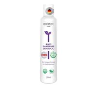 HLV - Shampoo antiforfora con zinco e acido salicilico, vegano, irritazione della pelle, per prurito del cuoio capelluto, cura irritata del cuoio capelluto, shampoo forfora, derma, anti-dandruff