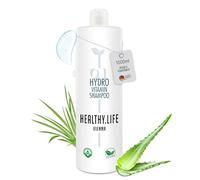 HLV - Shampoo per capelli all'aloe vera, 1 l, per capelli secchi e fragili, per la crescita dei capelli e idratante, shampoo idratante, per la cura dei capelli vegano per uomo e donna (Hydro Vitamina