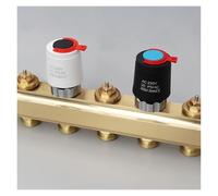 HLVDLSNI Lo shunt 'attuatore for Riscaldamento Elettrico CNC AC 230V della valvola for Riscaldamento a Pavimento è Adatto for Il termostato del Riscaldamento a Pavimento M30x1,5(1 Pieces Black)