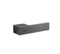 HLVDLSNI Serratura for porta ecologica con una parola, serratura for porta in legno minimalista italiana, serratura for porta silenziosa magnetica bianca(White)