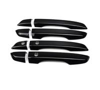 HLWXMDZ Per Civic 10a Generazione 2016 2017 2018 2019 Set Da 8 Pezzi Con 4 Coperture Per Maniglie Esterne Delle Portiere E Sistema Accesso Senza Chiave Maniglie Esterne Porte(Glossy Black)