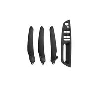 HLWXMDZ Per E70 E71 E72 X5 X6 LHD RHD 4 Pezzi Car Interior Door Handle Pannello Interno Trim Cover Maniglia Set Bracciolo Di Ricambio (Model B RHD Black)