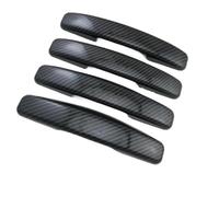HLWXMDZ Per Renault Per Duster 2015 2016 2017, 4 Pezzi, Coperture Per Maniglie Delle Portiere In ABS Cromato, Da Applicare Con Adesivo Maniglie Esterne Porte(Carbon)