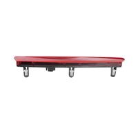 HLWXMDZ Per VW T5 per Transporter/M&ultivan/CARAVELLE 2003-2015 (CA352) Fanale Posteriore con Lente Rossa, 18 LED SMD, Luce Freno Ad Alto Livello Luci Terzo Stop Auto