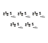 Hlxnyami 20 Pezzi Ukulele Chitarra E Piccolo 20 Corde della Chitarra Spine di Sintonia Mecchaniche 10R E 10L, di Montaggio Incluso - E Nero