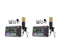 Hlxnyami 2X F998 BM800 Set Kit Scheda Audio Portatile Set Microfono Un Condensatore Scheda Audio Live