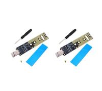 Hlxnyami 2X NVME Adattatore USB M.2 NVME SSD Un USB 3.1 Adattatore 10 Gbps USB3.1 Gen 2 per M2 NVMe 2230 2242 2260 2280 SSD