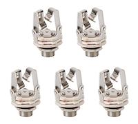 Hlxnyami 5X Jack 6.5 Presa Connettore per Audio A Due Canali con Interruttore Stereo 6.5 per Chitarra