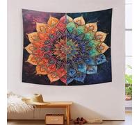 HLXZMCVBT Mandala Stampa 3D Arazzo Da Parete Poster Ornamento Arte Murale Tapestry Tessuto Parete Appeso Decorazione per Camera Da Letto Soggiorno 180cmx230cm