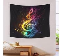 HLXZMCVBT Music Note Stampa 3D Arazzo Da Parete Poster Ornamento Arte Murale Tapestry Accessori Divisori Arazzo Per Soggiorno Camera Da Letto 180cmx230cm