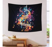 HLXZMCVBT Music Note Stampa 3D Arazzo Da Parete Poster Ornamento Murale Tapestry Accessori Divisori Arazzo Per Soggiorno Camera Da Letto 180cmx230cm